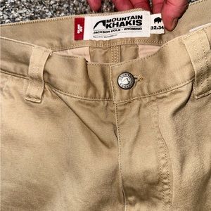 Mountain Khakis- 32-34 slim fit pants